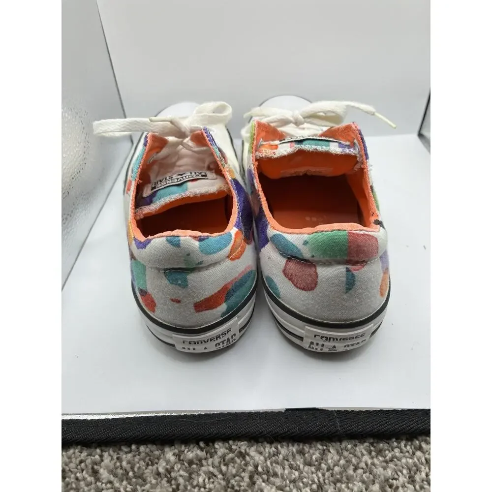 Converse Chuck Taylor Low Youth Sz 5 Womens 7 Watercolor Floral Sneakers Shoes